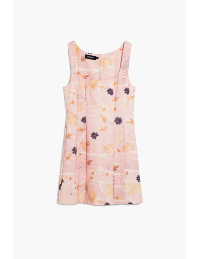 Robe À Bretelles En Tissu – Femme