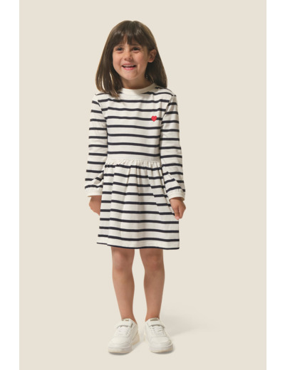 Robe fille à rayures Emily