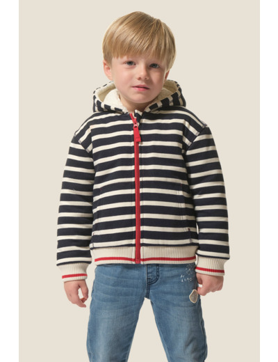Veste rayée enfant mixte Zephyr