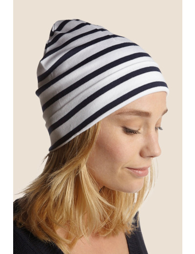 Bonnet mixte rayé adulte
