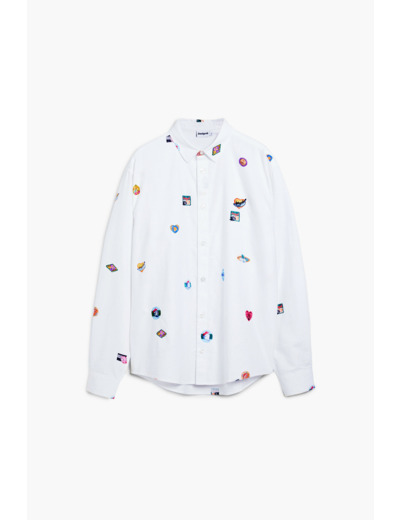 Chemise À Manches Longues En Tissu – Homme