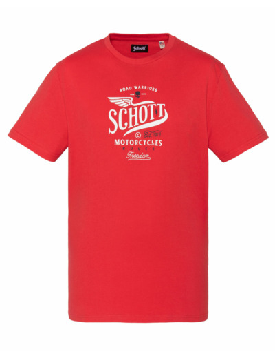 T-shirt imprimé motor TSKENT26 SCHOTT