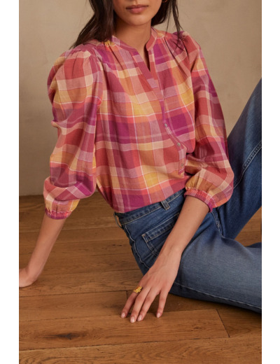 Blouse PRUDENCE à carreaux