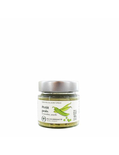 Tartinable Petit pois, Menthe & aneth