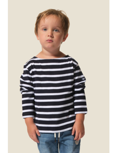 Marinière enfant mixte manches longues Tribord