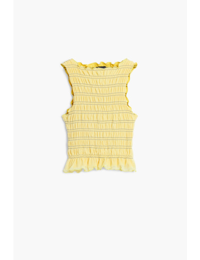 T-Shirt Sans Manches En Maille – Femme