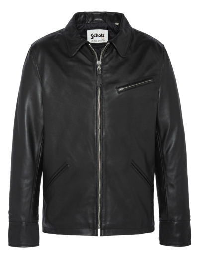 Blouson casual cuir de vachette