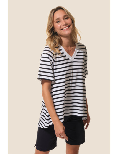 Tee-shirt femme manches courtes Edith