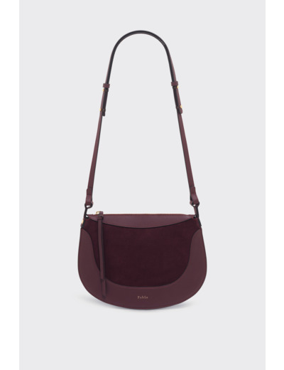 Sac travers en cuir velours - THEA