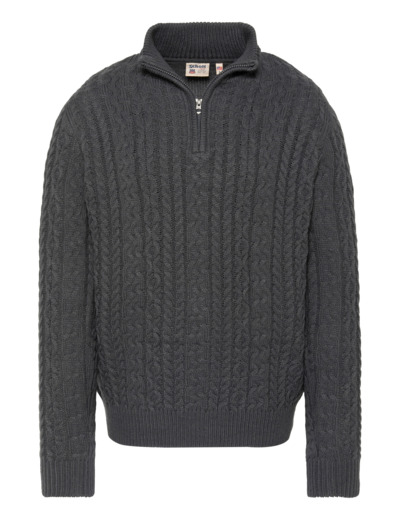Pull camionneur en maille torsadée