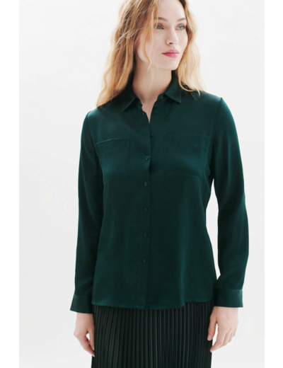 Chemise jeanne b 100% soie