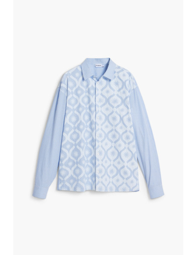 Chemise À Manches Longues En Tissu – Homme