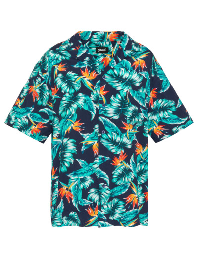 Chemisette imprimé tropical