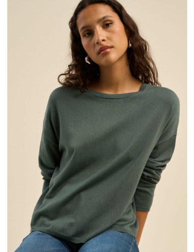 Pull uni col bateau