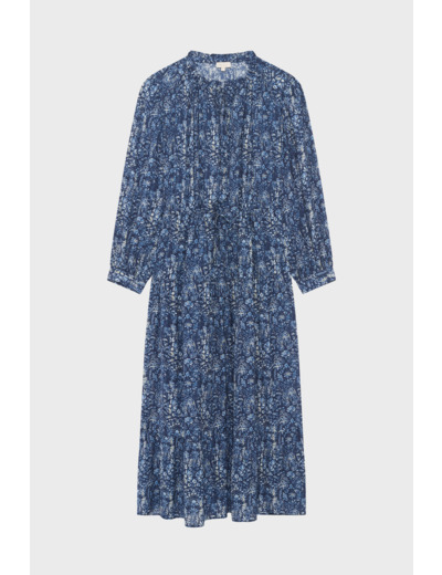 Robe longue imprimé végétal - LIAN