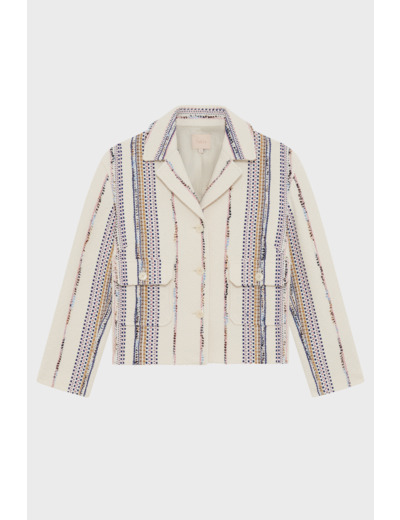 Veste à rayures brodées - RYSELLE