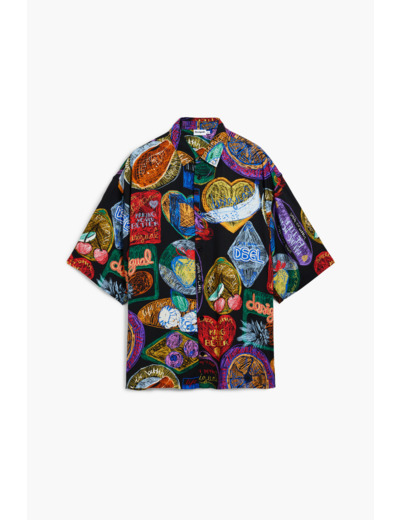 Chemise À Manches Courtes En Tissu – Homme