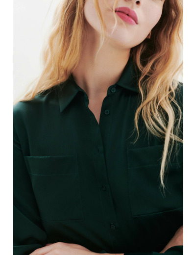 Chemise jeanne 100% soie