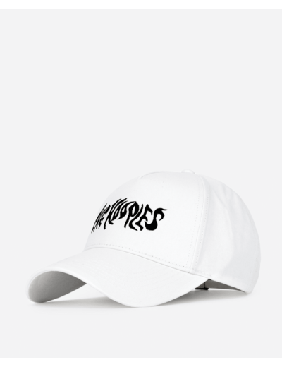 Casquette en coton avec logo brodé white