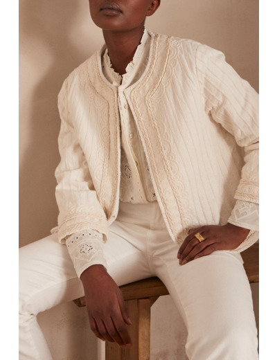 Veste brodée SARAH