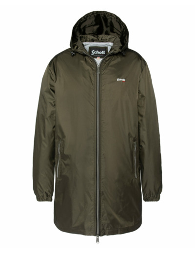 Coupe-vent long à capuche SCHOTT CLYDE25