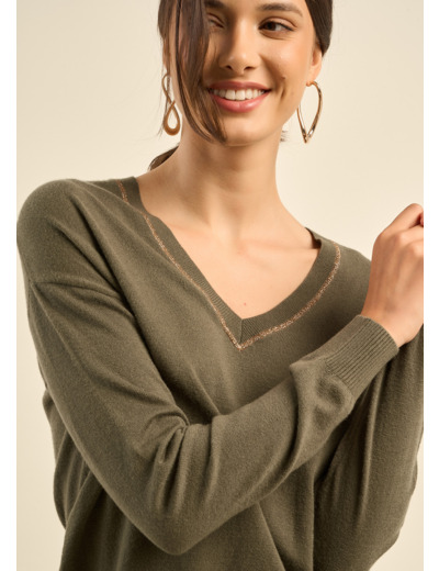 Pull ample col V
