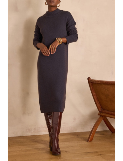 Robe droite ROXANA en laine
