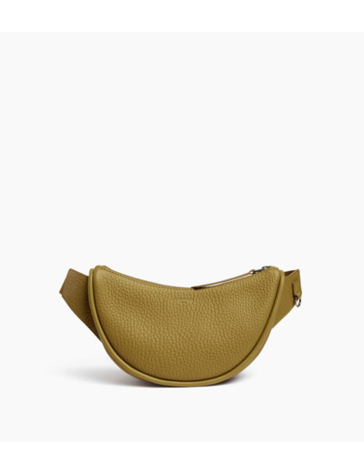 Sac banane Noah en cuir grain buffle et cuir lisse