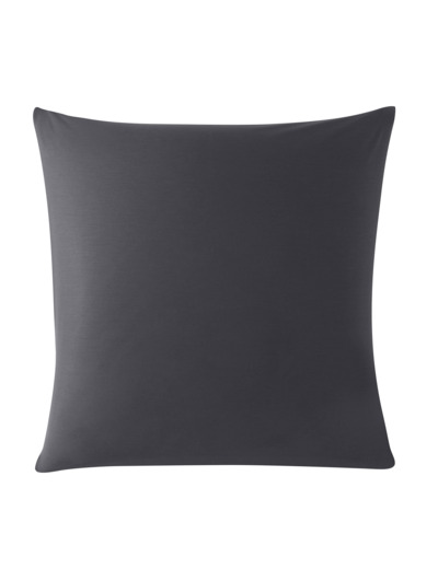 Taie d'oreiller Studio Coton Carbone
