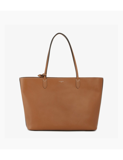 Grand sac cabas Louise en cuir grainé